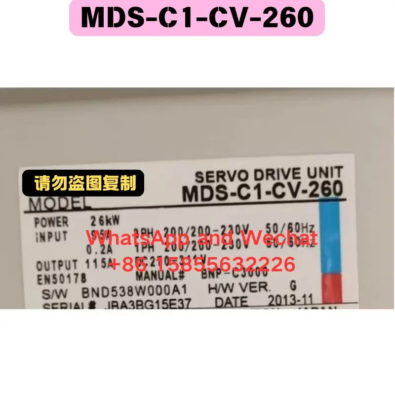 

Б/у драйвер MDS-C1-CV-260 Функциональный тест ОК Быстрая доставка
