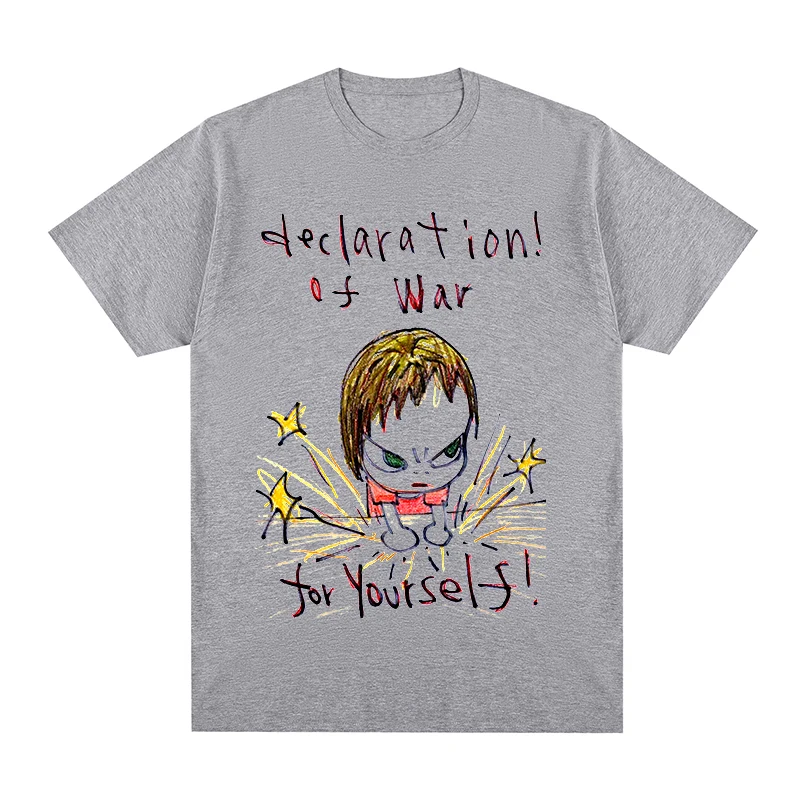 Womens T Shirt Yoshitomo Nara War for Yourself T-shirt  New TEE TSHIRT Womens Tops