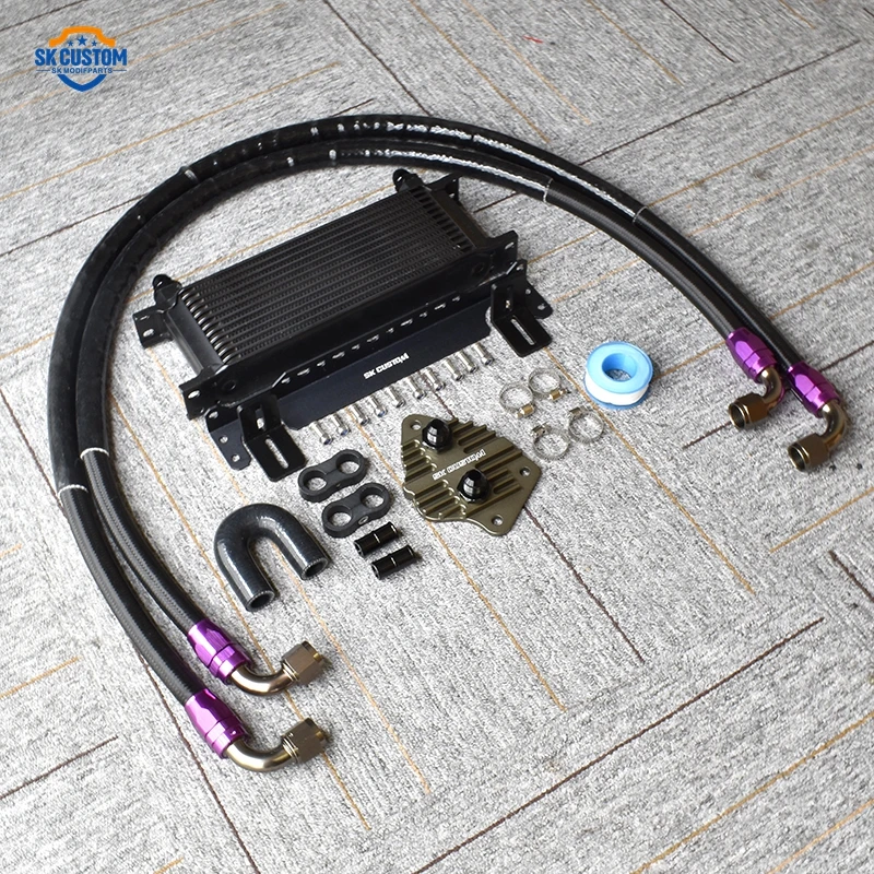 Aluminum Transmission Oil Cooler Kit for Ma-zda 3 CX5 Mazd-a 6 CX3 XC8 Gearbox 2015 to 2021