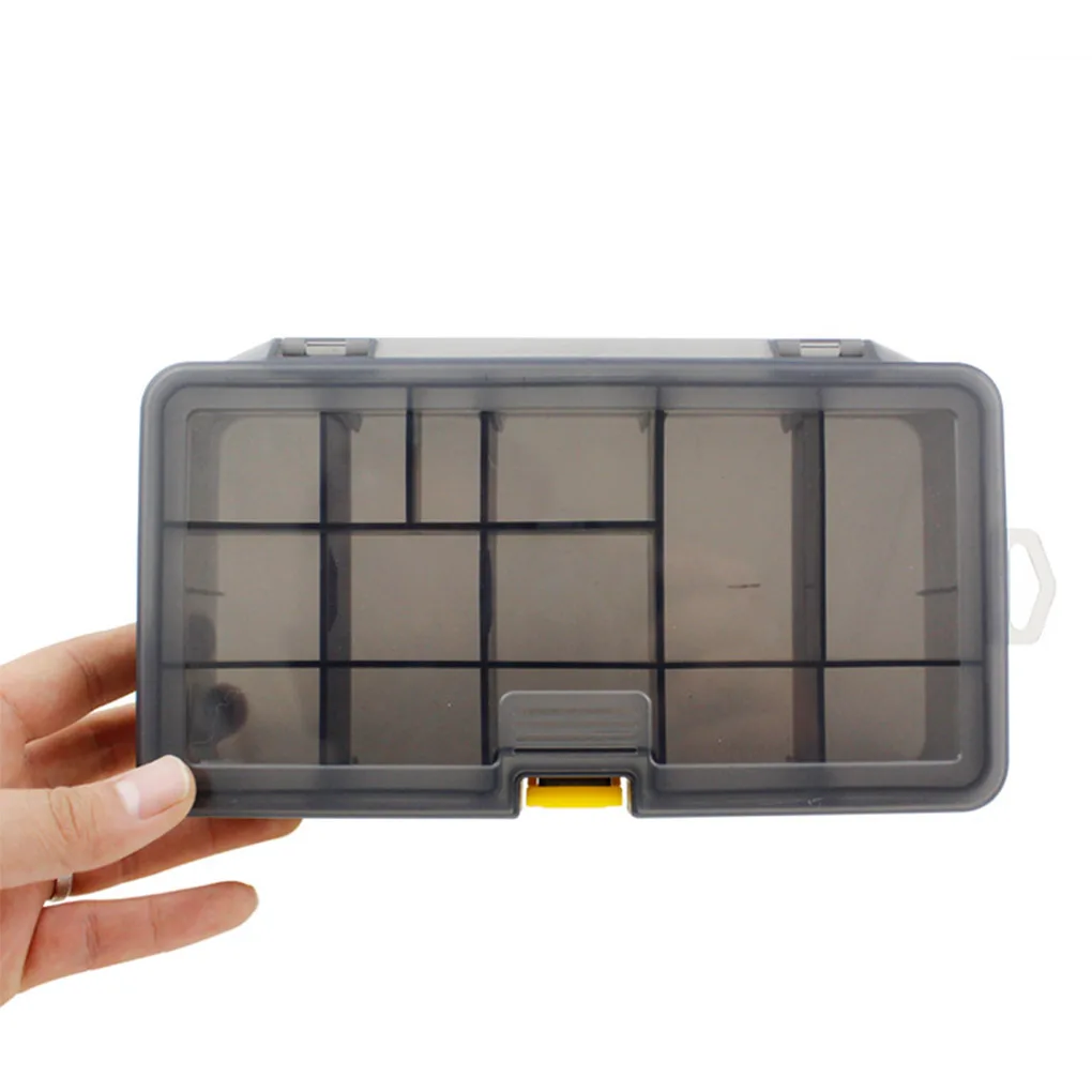 

Коробки для рыболовных снастей, портативные крючки для приманок, 2 слоя с набором инструментов с пряжкой