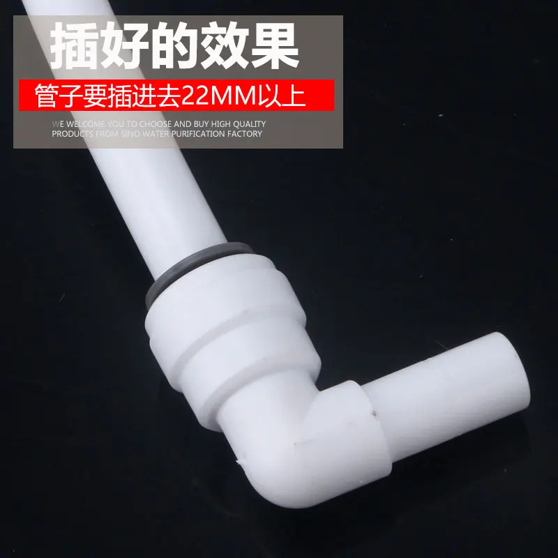 Mesin pemurni air G1/2 baut 4 titik berbentuk L bebas kartu ke pipa Pe 4 titik siku 4 titik konektor cepat ke 1188 konektor cepat