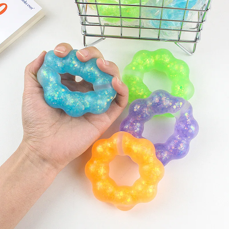 Donut Pinch Safe Non-toxic Portable Music Kids Toys Cute Pinch Fun Relieve Stress Decompression Pinch Music Adult gift