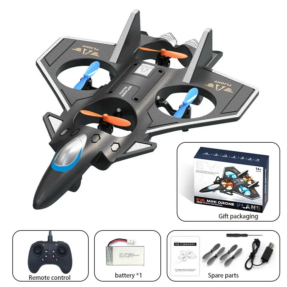 EPP Foam Remote Control Foam Fighter Gravity Sensing 2.4G Stunt Glider Flying Helicopter Portable Rechargeable