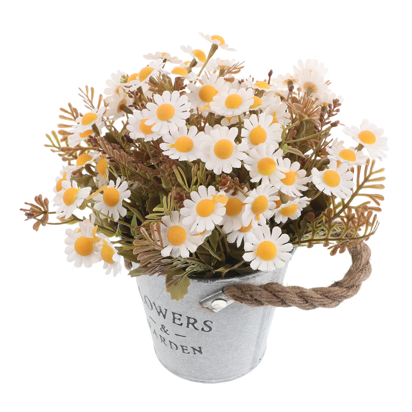 

Simulated Autumn Chrysanthemum Potted Plant Daisy Artificial Decor Indoor Outdoor Use Long Lasting Flower Bonsai