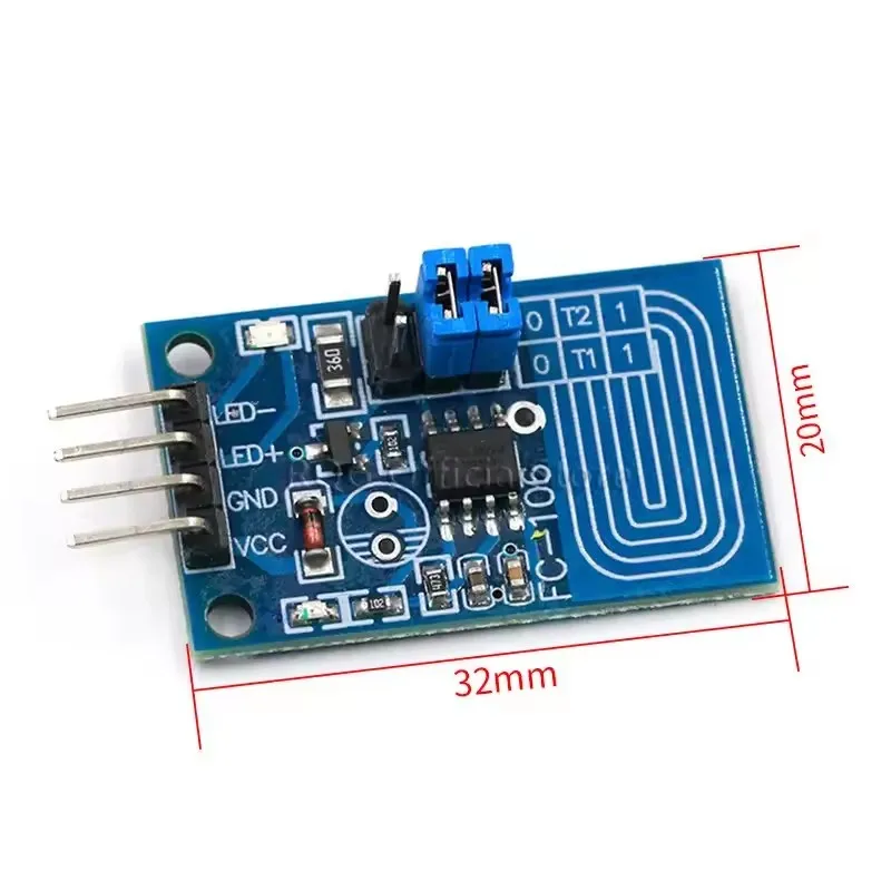 Capacitive touch Smart Electronics dimmer Constant pressure stepless dimming PWM control panel type LED dimmer switch module
