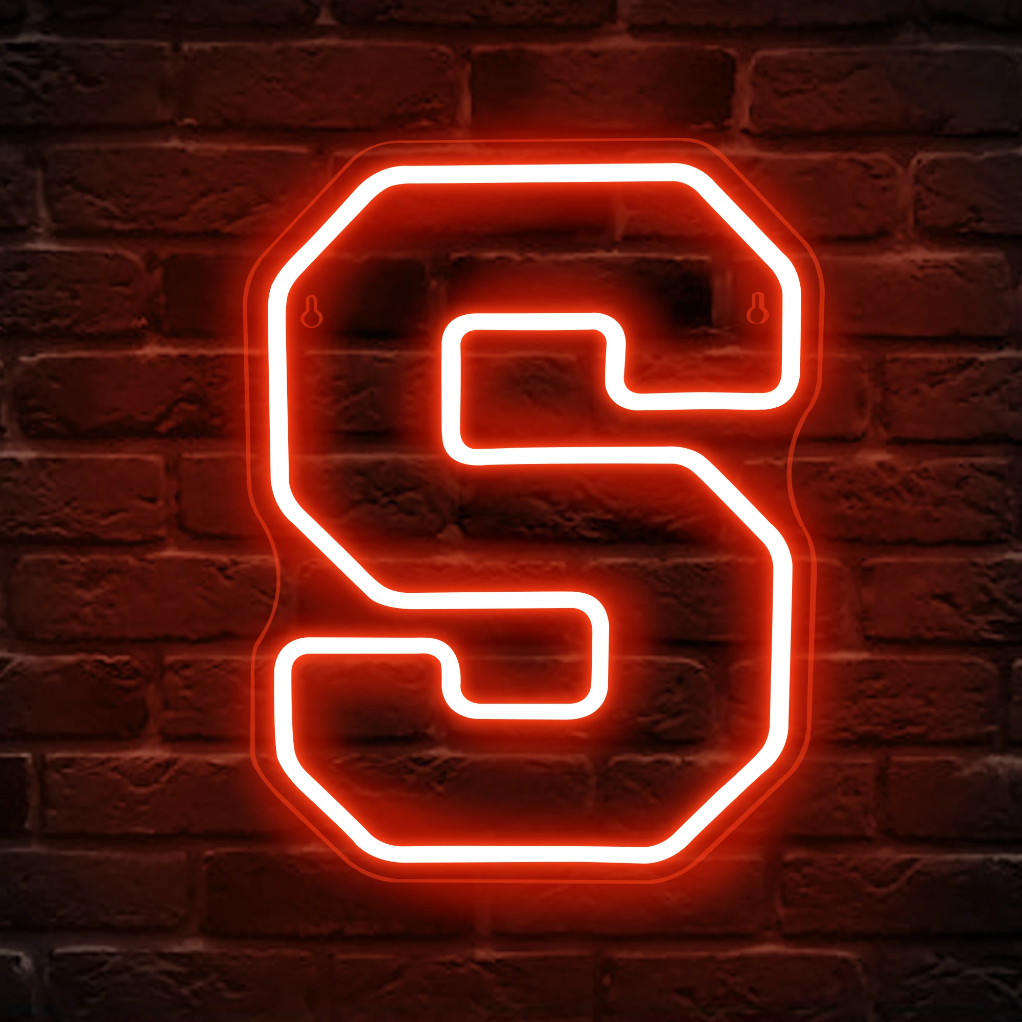 

University Neon Signs Letter S Neon Led Sign City Name Light Up Signs University Basketball Team Logo Neon Signs for Sport Fans