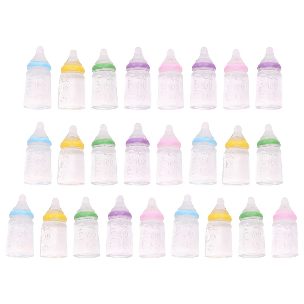 

25 шт., украшения для бутылочек, детский душ, мини-украшения для бутылочек с молоком, наполнители для сумок