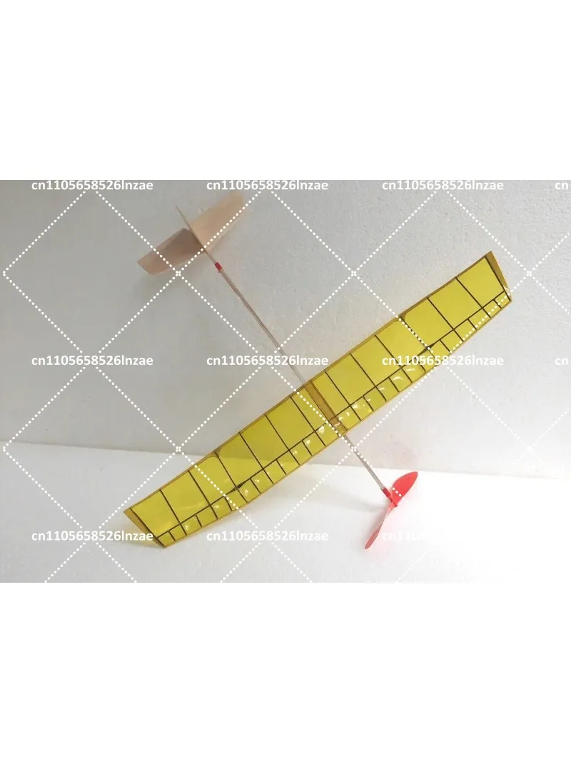 Rubber Band Powered Gliding Plane Kit, Class 0 Free Flight Model Aircraft Toy