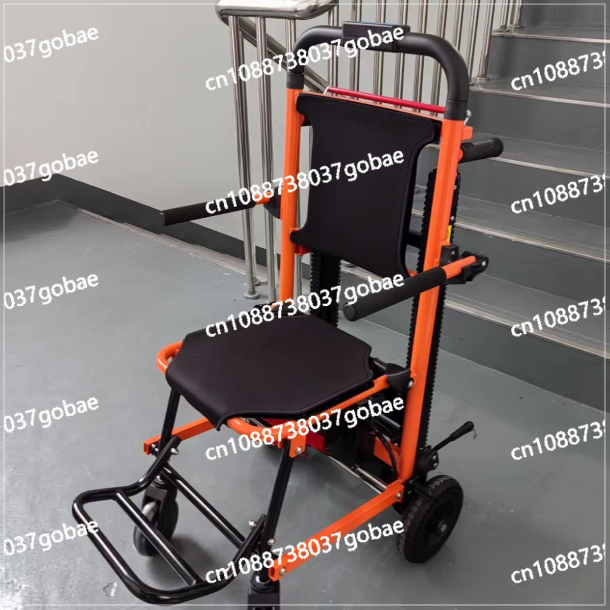 Fully automatic tracked electric stair climbing wheeled chair, stair climbing machine for the elderly
