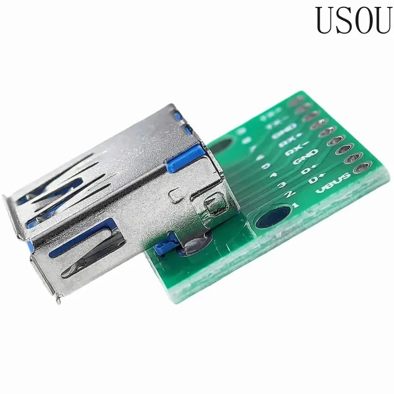 USB 3.0 To 2.54mm DIP A Female Connector Interface PCB Converter Adapter Module Breakout Plate Board Module