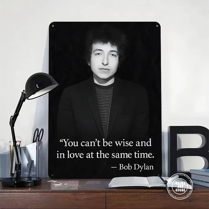 Bob Dylan / Ae22 Poster Retro 3D Printed Metal Signs Customized Wall Hanging Gift for Decor Luxury Decoration Home Decor Items