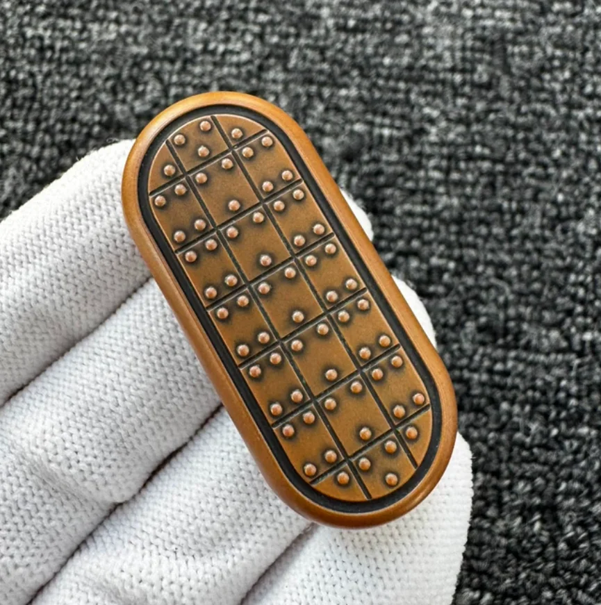 Used EDC Dz topb copper Fidget Slider Decompression Toy