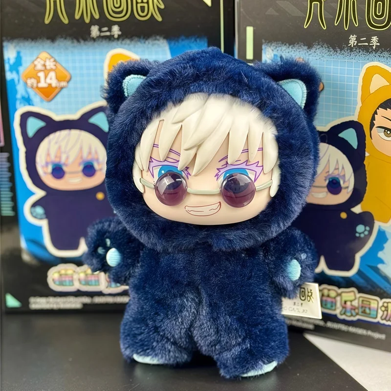 2025 Nuovo Genuino Eaki Jujutsu Kaisen Stagione 2 Cat Park Party Gojo Satoru Cieco Scatola Peluche Bambola Borsa Ciondolo Modello Regali Per Bambini Giocattoli