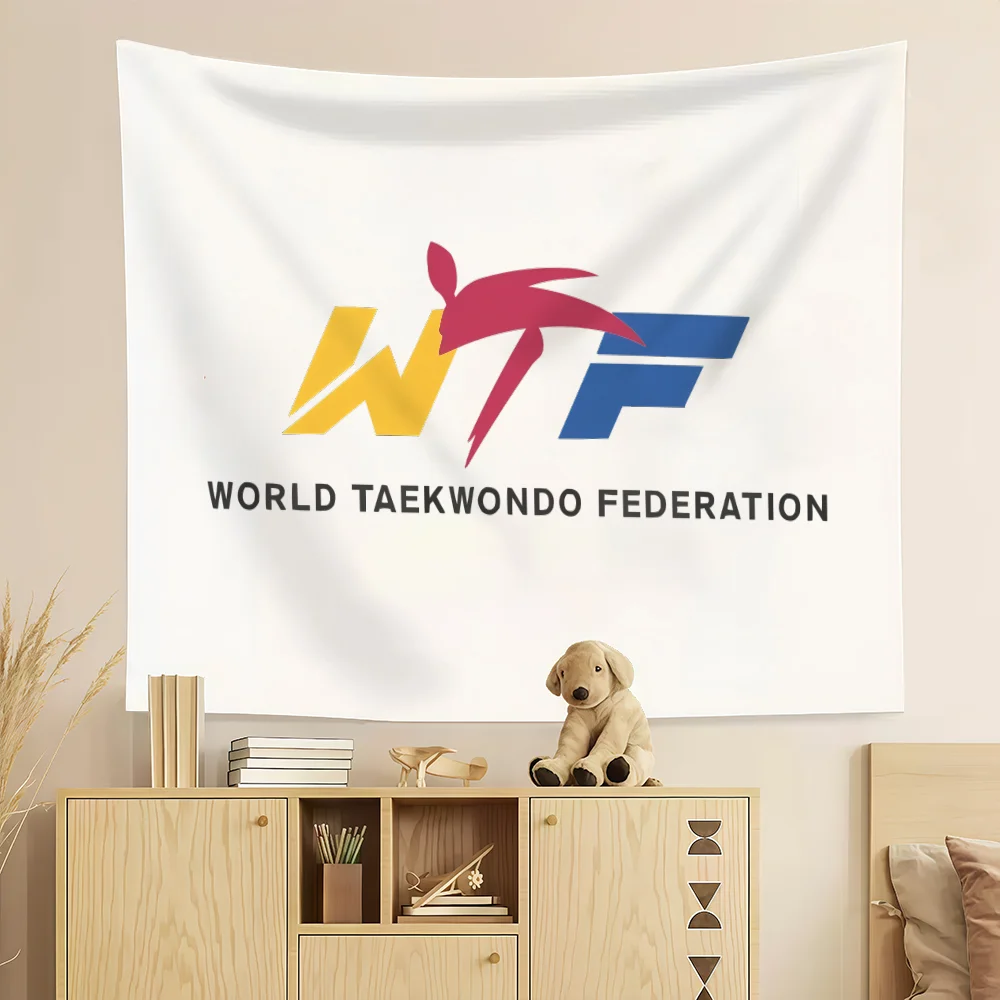 

World T-Taekwondo flag Suitable For Dormitory Room Outdoor Gift Party Decoration Picnic Camping festival