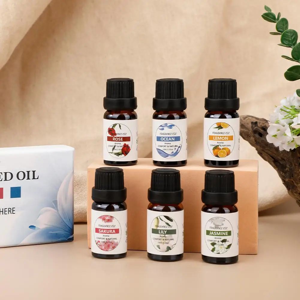 10ml Aromatherapy Essential Oil For Aroma Diffuser Air Humidifier Water Soluble Air Freshener Scents Air Condition Fragrance Oil