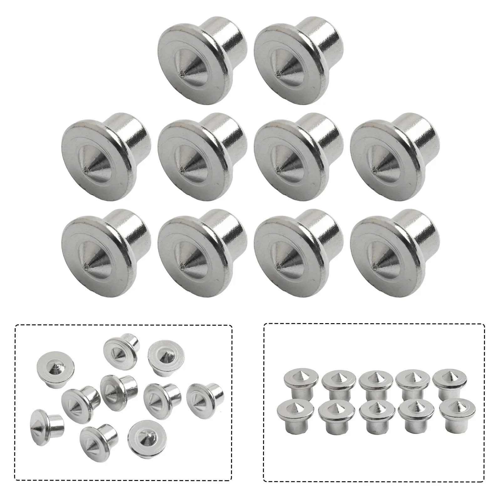 Point Pins Dowel Center Dowel Center Point Pins Useful 6mm/8mm/10mm/12mm Wood Timber Marker Accessories SET Silver 10Pcs