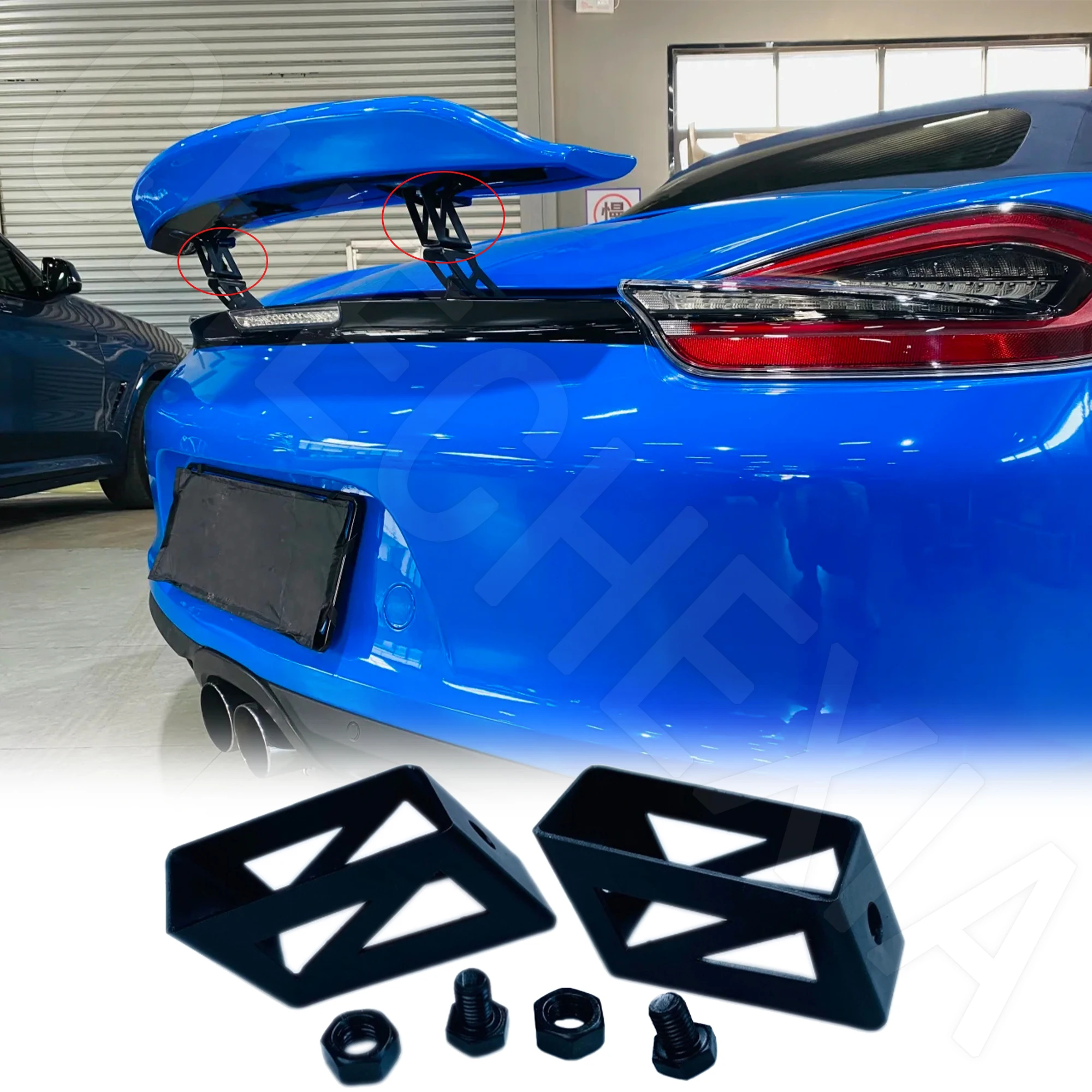 

Suitable for Porsche Cayman 981/718 Convertible Hardtop Car Bracket Original Factory Spoiler And Raised Bracket Accessories