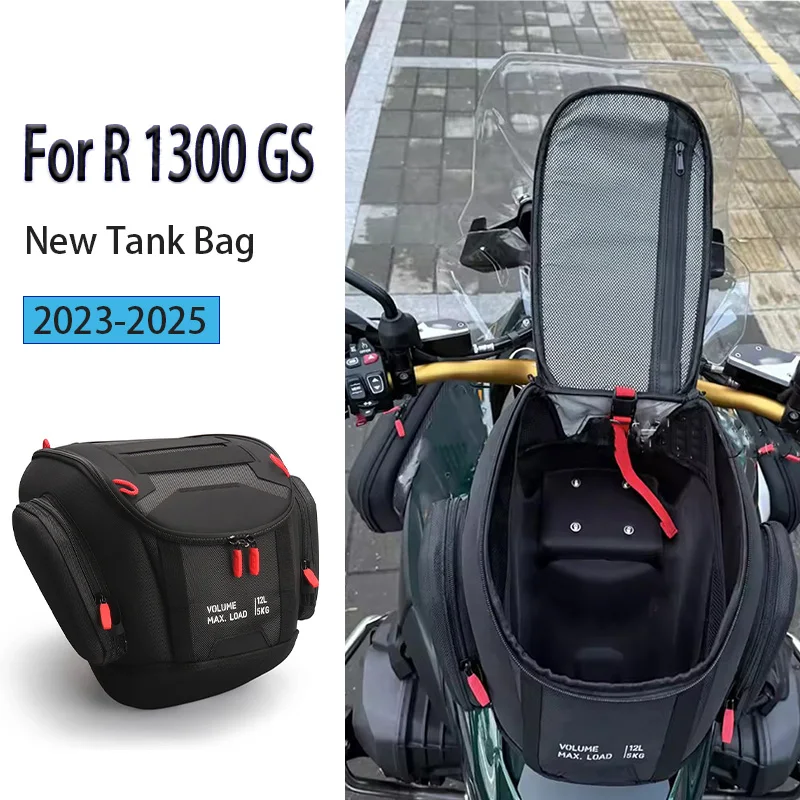 For BMW R1300GS GS1300 R 1300 GS r1300gs Motorcycle Waterproof Fuel Tank Bag 12L Tool Bag Quick release storage bag 2023-2025