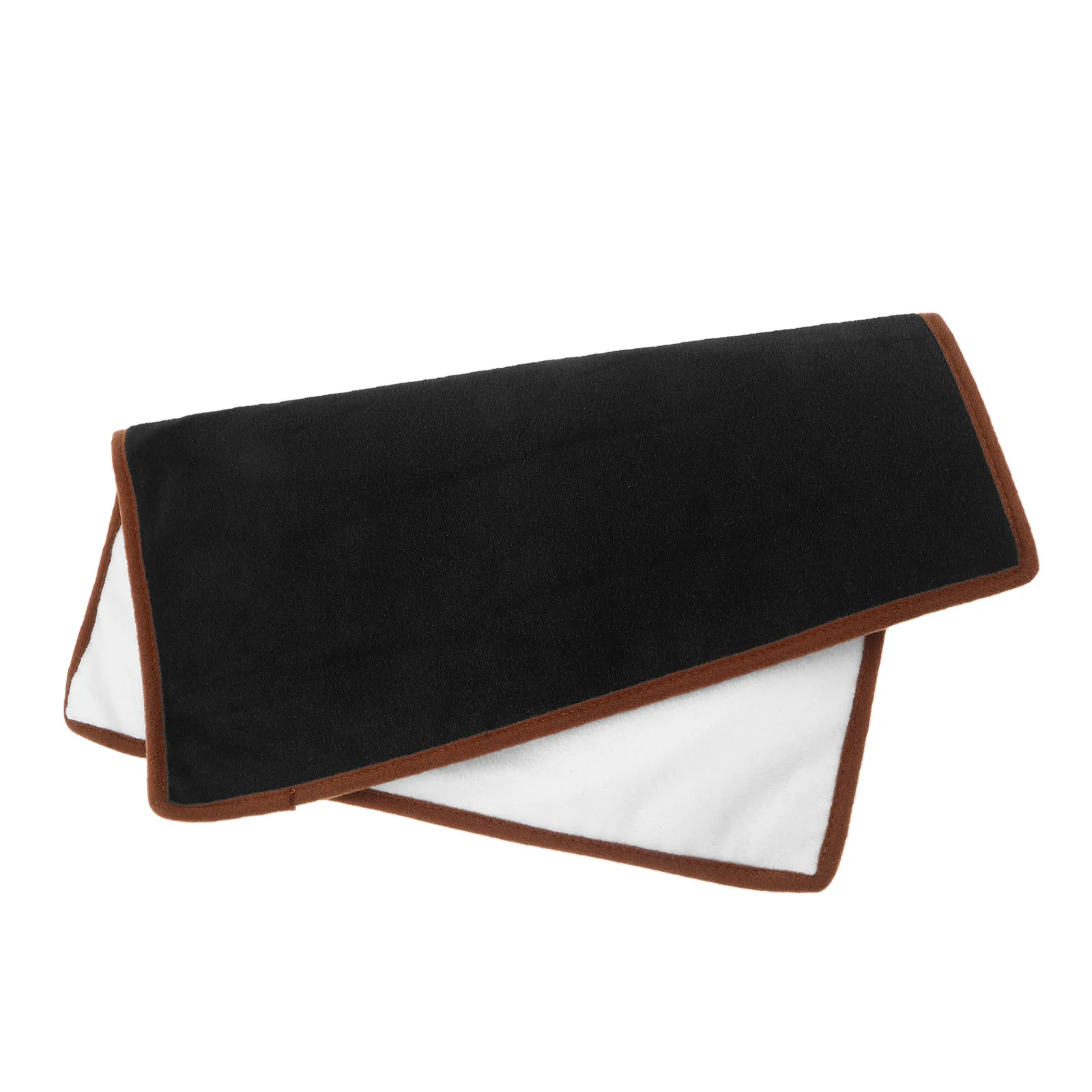Velvet Jewelry Display Pad Insert 6x16 Inch Black Showcase Tray For Counter Photo Background Organizer Mat For Bracelet Ring