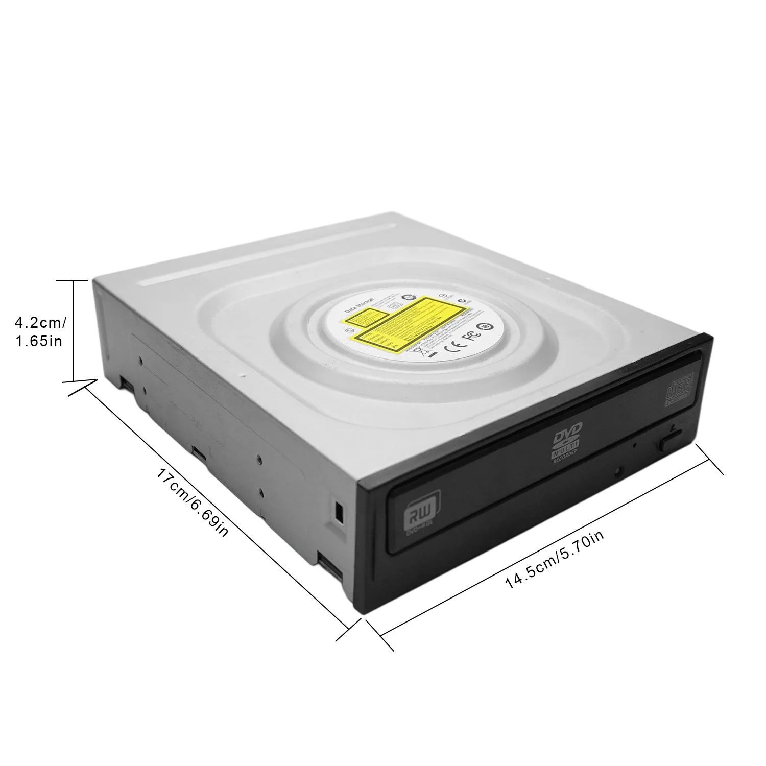 LJIAL Internal 24x SATA DVD RW Burner Drive for Desktop PC, Gaming