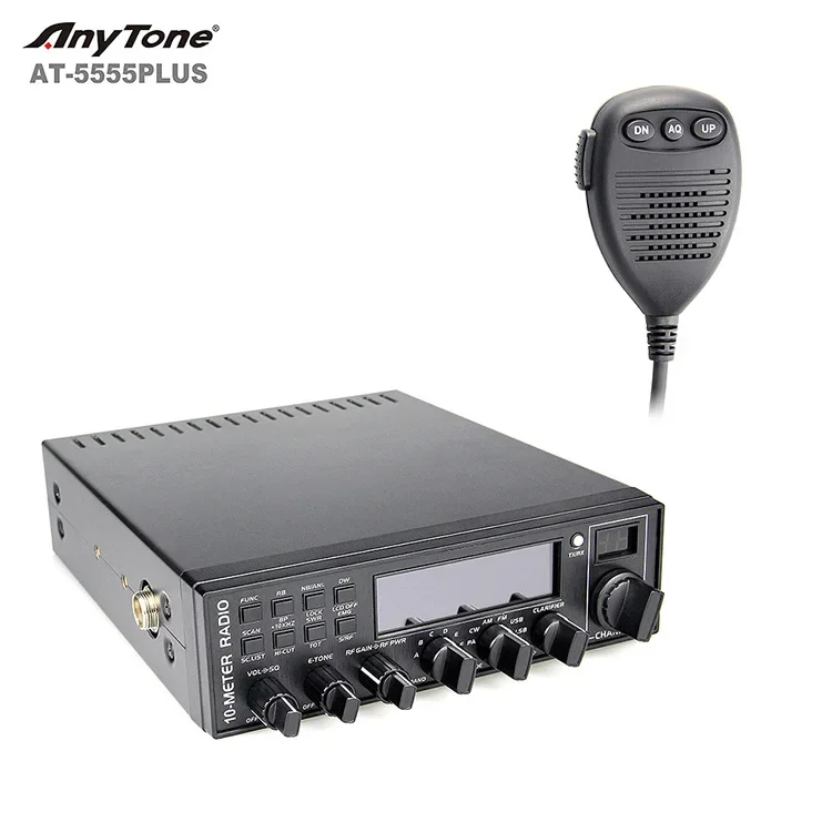 27 mhz CB Radio ANYTONE AT5555 PLUS AM FM SSB cb radio High Power Walkie Talkie Amateur radio HF transceiver