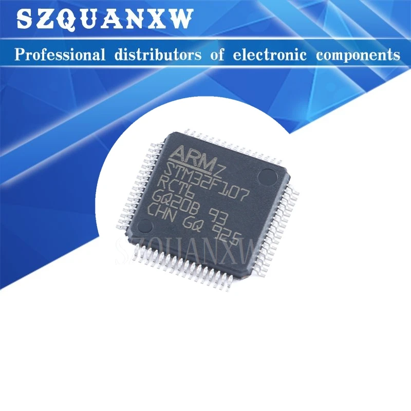 5pcs/lot STM32F107RCT6 STM32F107 LQFP-64 In Stock