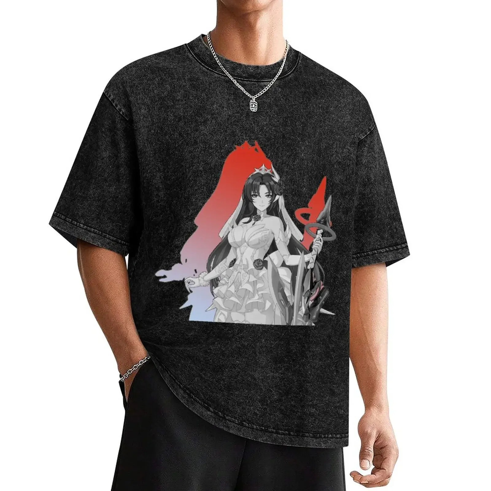 Honkai Impact 3rd - Himeko Bride T-Shirt man clothes graphic t shirt vintage oversizeds sports fans mens shirts graphic tee