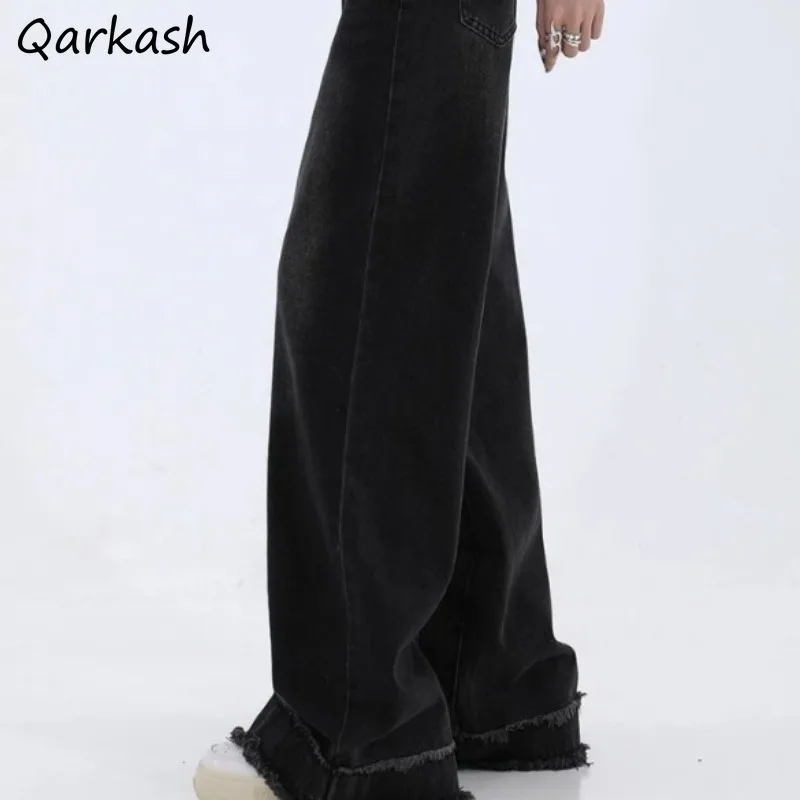 Six Sizes Wide Leg Jeans Women Baggy Casual Trousers Mujer All-match Chic High Street Vintage Korean Basic Hipster Denim Fashion