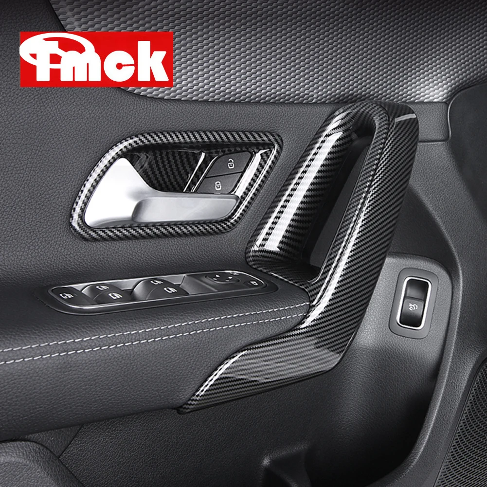 Car Accessories Door Armrest Handle Bowl Cover Trim Frame For Mercedes Benz AMG A Class W177 V177 A180 A200 A220 A250 2019-2024