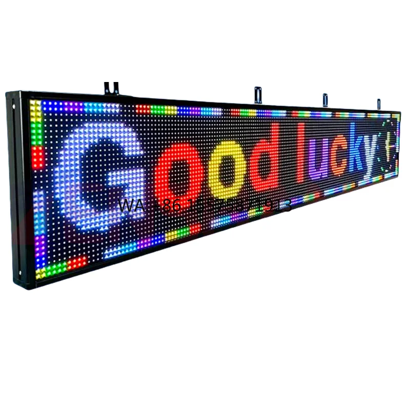 Customized Color and Dimension Bus Station Broadcaster Led Digital Display Board Led Sign for City Bus Programmable Screen
