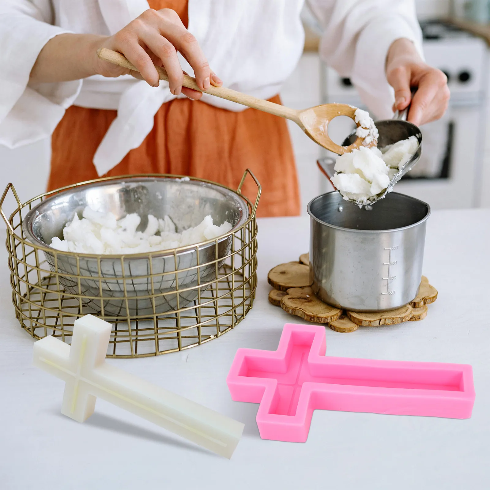 

Silicone Cross Mold Flexible Large 13 Inch Cross Shape Resin Soap Making Mold Aromatherapy Wax Art Multi Use DIY Craft