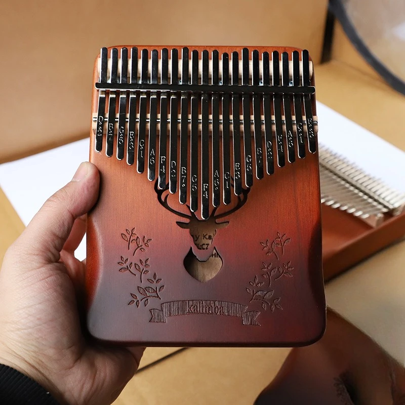 Solid Wood Kalimba 21 Key Beginner Unique Instrument Healing Professional Kalimba Sound Therapy Keyboard Musical Instruments