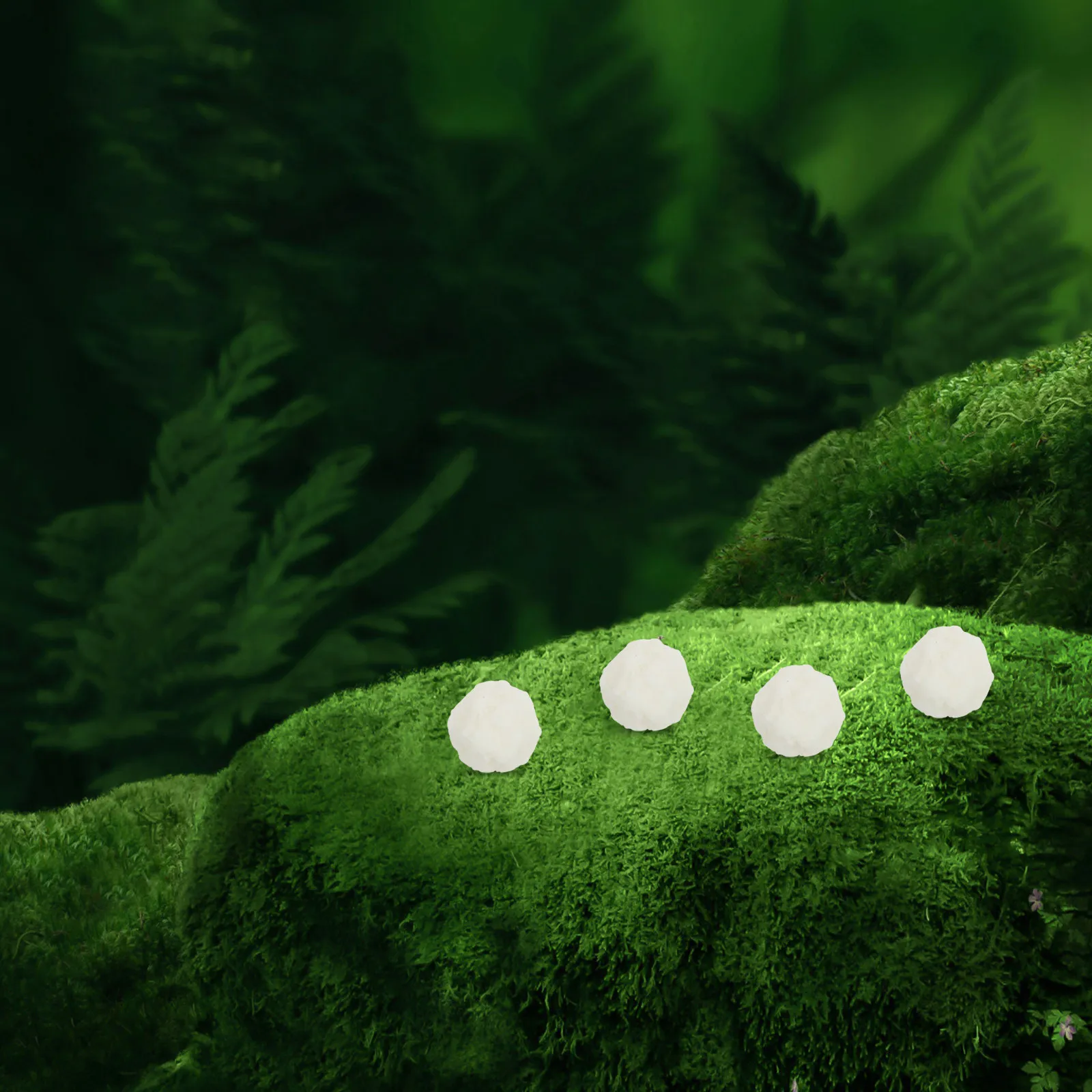 4Pcs Micro Landscape Miniatures Mini Arctic Decorations for DIY Winter Scene Crafts Small Resin Tiny