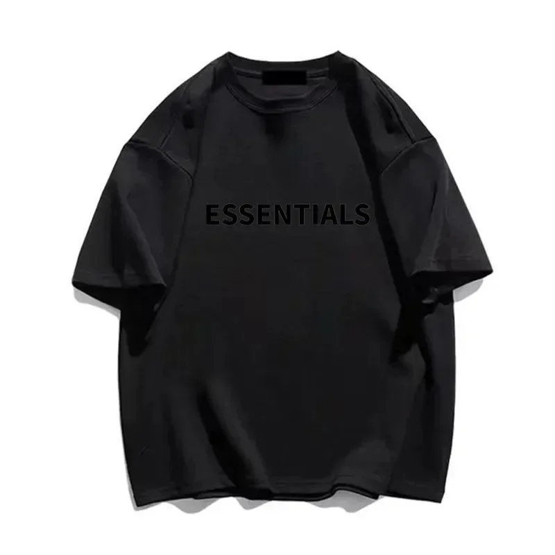 Summer Essentials T Shirt 100% Cotton Men's T-Shirt Alphabet Print Streetwear Fashion Brand Oversized Women's Tees Free Shipping