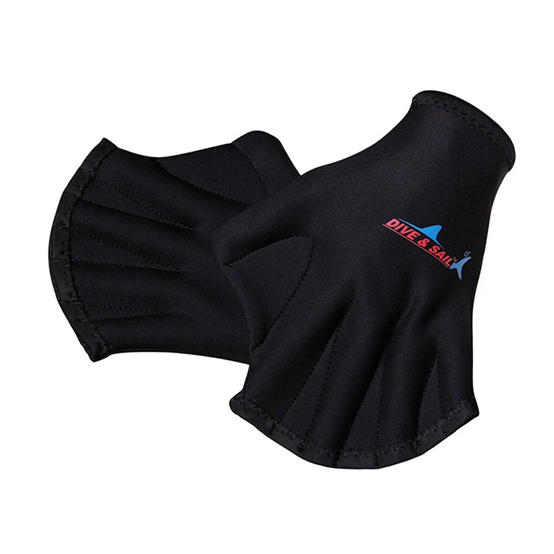 

2MM Swimming Gloves Diving Hand Fins Duck Palms Flippers For Adults And Children Paddling Non-Slip Surf Diving Gloves Swim Gear