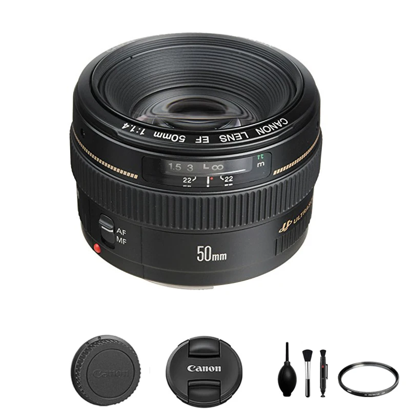 Canon EF 50mm f/1.4 USM Standard and Medium Telephoto Lens for Canon SLR Cameras