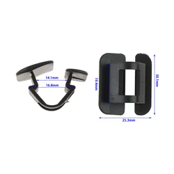 20 Pcs Engine Hood Insulation Retainer Pad Clips For Volvo 9182822 Nylon Lining Fixer Retainer Mountings Automobile Accessories