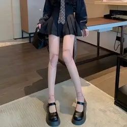 Funny Design Puppet Joints Printing Ladies Pantyhose Comfortable Velvet Thick Silk Hoses Lolita Fashion Personality Nylon Tights