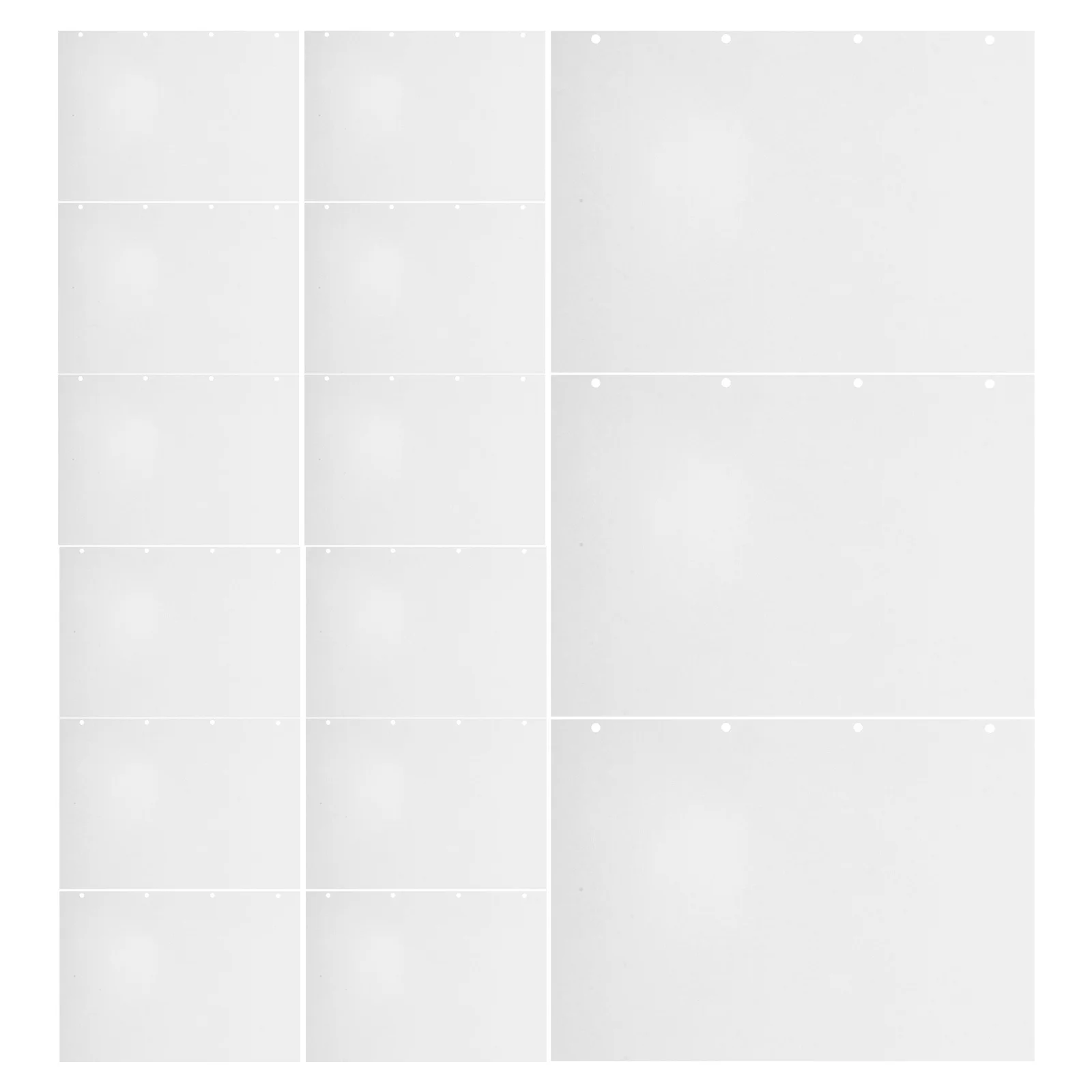 

40Pcs Loose Leaf Binder Paper Refills Double-Sided A4 Scrapbook Planner Inserts Refillable Notebook Journal Replacement Pages