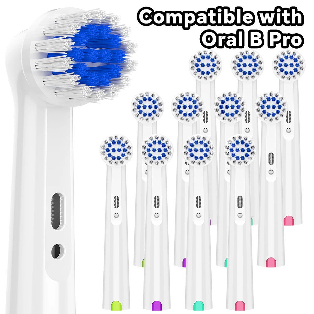 Pack of 4/12/20 Soft Replacement Brush Heads, Toothbrush Head Compatible with Oral B Electric Toothbrush, for Pro 1000 100 1500