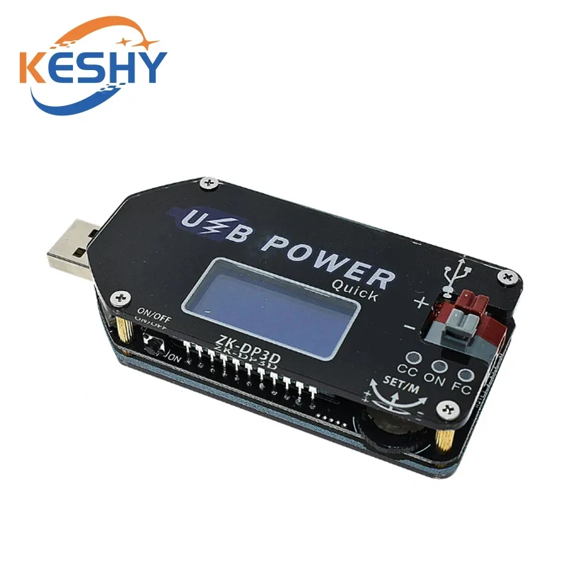 ZK-DP3D CNC USB TYEPE-C DC DC Converter CC CV 1-30V 2A 15W Moduł zasilania Regulowany zasilacz regulowany QC2.0 3.0 AFC — zdjęcie produktu 4