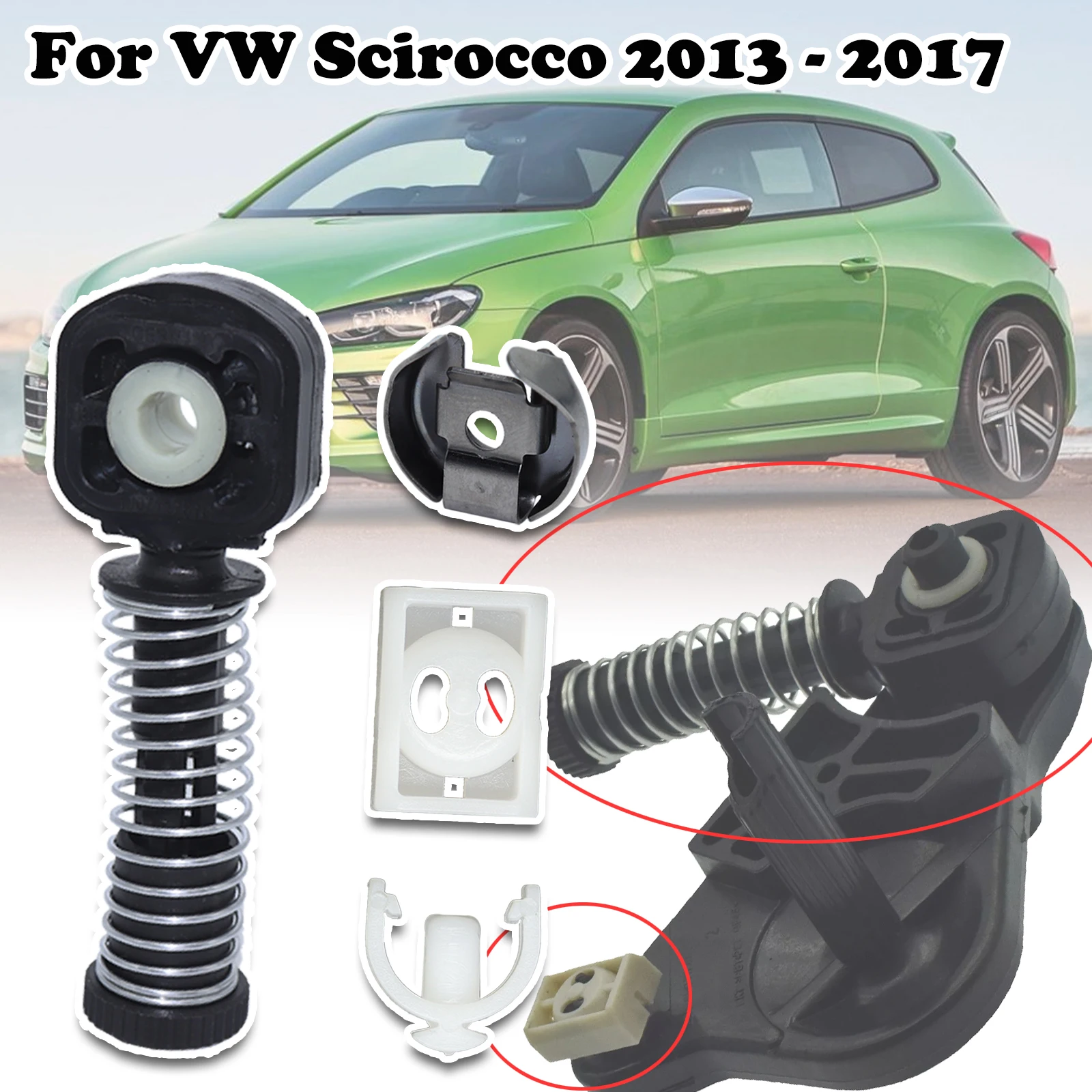 

New upgrade Car Gear Selector Linkage Shift Lever Cable Connector Kit For VW Scirocco Gearbox Lock Connector 2013 2014 - 2017