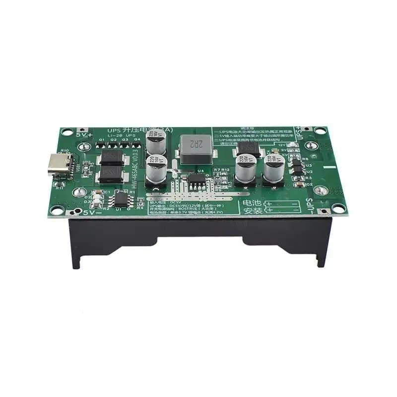 18650 Battery Charger UPS Module Type C 15W Fast Charge Boost Board 5V 9V 12V Output For DIY Project