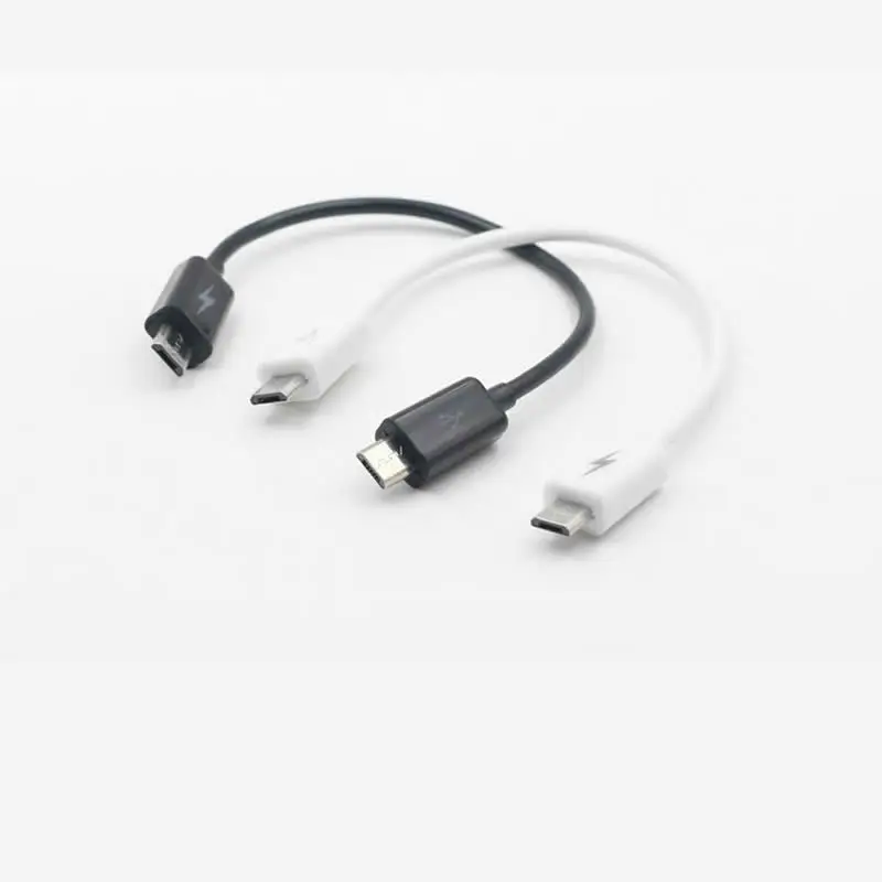 Micro USB Tipo B Maschio A Micro B Maschio 5 Pin Convertitore OTG Cavo Adattatore Cavo Dati 17 centimetri per samsung xiaomi huawei LG zte