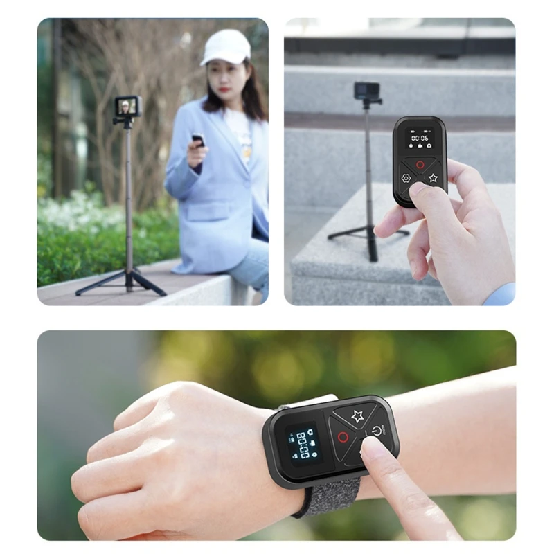 Wireless Bluetooth-compatible Smart Remote Control For GoPro Hero 10 GoPro 9 Hero 8 Go Pro Max Camera Accessories