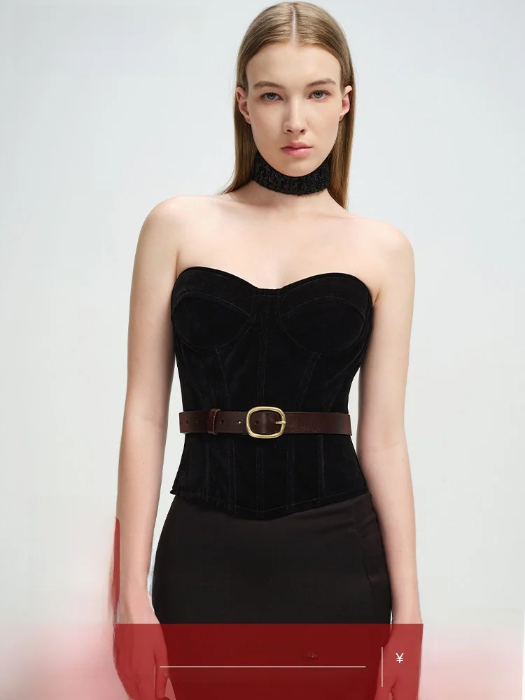 

Корсет Bla Velvet Fibone для внешней носки, утягивающий, с эффектом утягивания, топ-бандо для ношения под одеждой, модный офисный стиль