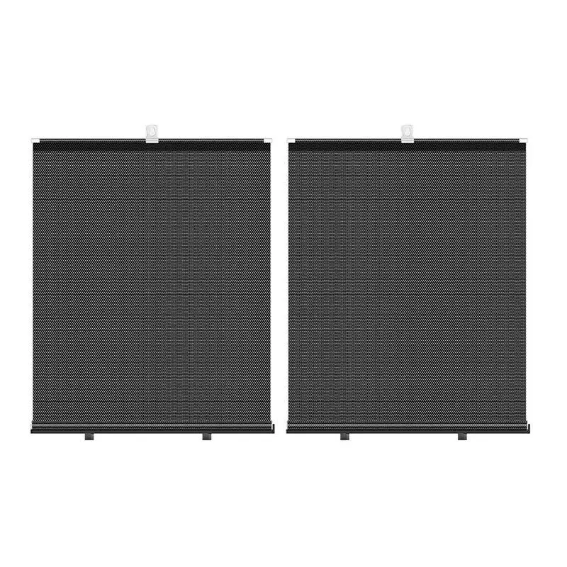 AEE2-Universal Roller Blinds Punch-Free Blackout Curtain For Car Bedroom Kitchen Office Window Nail-Free Sun-Shading Curt