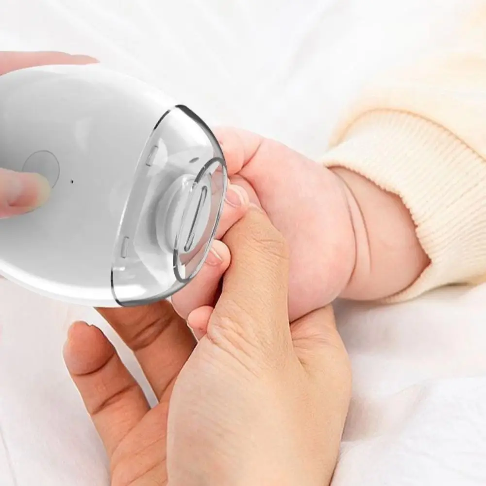 Nail Care 2 IN 1 Electric Nail Clipper Cutter with LED Light Mini Manicure Automatic Nail Grinder Trimmer for Baby Adult 2026