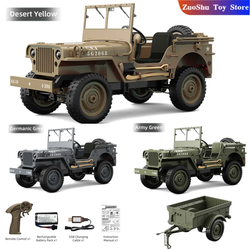 

New Color Jjrc 1/10 C8815 Rc Car 4wd Off-Road Rtr Crawler Climbing Scale Military Truck Simulation Rc Vehicle Adult Kids Toy