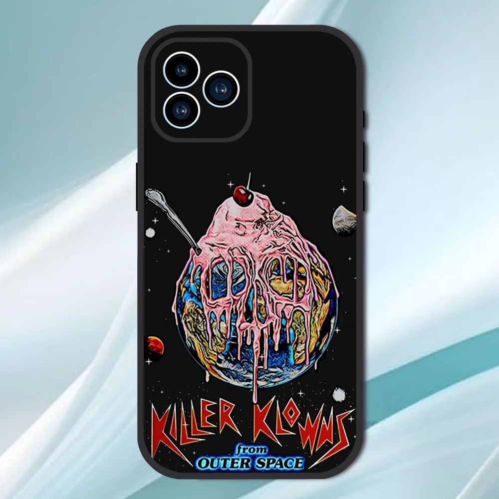 Movie K-Killer Klowns From Outer Space Phone Case For iPhone 13 12 11 14 15 Pro XS Max XR X 8 7 6S 6 Plus Soft Back case